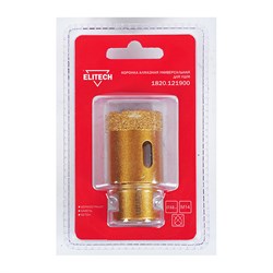 Коронка алмазная универсальная Elitech 32 мм х М14 167-155623 - фото 4832248