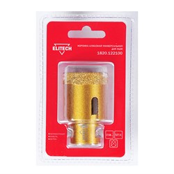 Коронка алмазная универсальная Elitech 38 мм х М14 167-155625 - фото 4832286