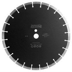 Диск алмазный Messer по асфальту A/A мокрый рез 350D-40L-3,2T-12W-24S-25.4H+1P 142-030340 - фото 4835918