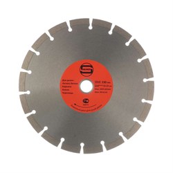 Алмазный диск Strong Instruments 230/22.23/10 широкий сегмент 142-106262 - фото 4836216