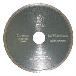 Алмазный диск Diam Ceramics 1A1R 180x1,6x5x22.2 (керамика) 142-057259 - фото 4836218