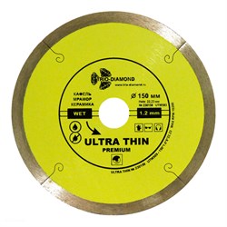 Диск алмазный Trio Diamond Сплошной Ультратонкий WET Ultra Thin hot press 150 мм 142-022760 - фото 4836269