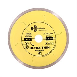 Диск алмазный Trio Diamond Сплошной Ультратонкий WET Ultra Thin hot press 180 мм 142-011267 - фото 4836354