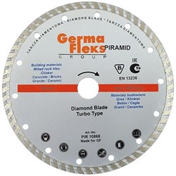 Диск алмазный GermaFlex турбо 350х32-25,4 мм T резка сухая (Piramid) 142-082839 - фото 4836527