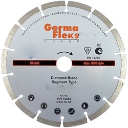 Диск алмазный GermaFlex сегмент 350х10х25,4 мм AS асфальт резка сухая (Diamond Line) 142-082843 - фото 4836586