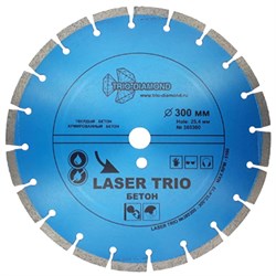 Диск алмазный Trio Diamond Laser Trio 300x10x25,4/12 мм 142-071978 - фото 4836726