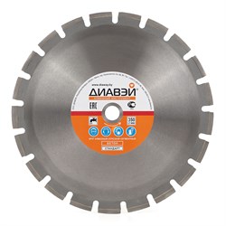 Диск алмазный Диавэй Стандарт 350х3,5х25,4(20), бетон, исп. 142-150477 - фото 4836769