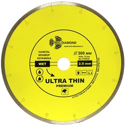 Диск алмазный Trio Diamond Сплошной Ультратонкий WET Ultra Thin hot press 300 мм 142-011265 - фото 4836783