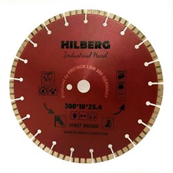 Диск алмазный Hilberg Industrial Hard 300 мм 142-031675 - фото 4836795
