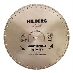 Диск алмазный Hilberg Asphalt Laser 600 мм (сегментный, с защитным зубом) 142-022765 - фото 4837406