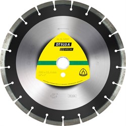 Алмазный диск KLINGSPOR 300x2,8x25,4/21E/12/S/DT/SPECIAL/DT910A 142-091351 - фото 4838511