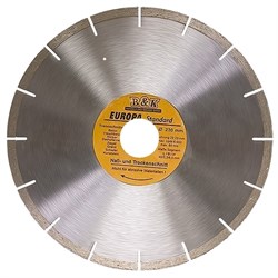 Алмазный диск Sparta 115х22,2 мм (сухая резка) EUROPA Standard 142-119363 - фото 4839290