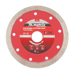 Алмазный диск MATRIX 125х22,2 мм (тонкий мокрая резка) 142-121294 - фото 4839388