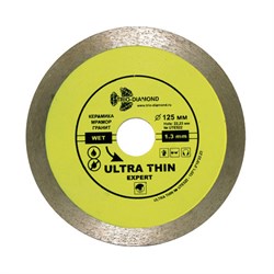 Диск алмазный Trio Diamond Сплошной Ультратонкий Эксперт WET Ultra Thin hot press 125 мм 142-015218 - фото 4839458