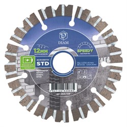 Алмазный диск DIAM Железобетон STD 125x2,0x12x22,2 142-187550 - фото 4839514