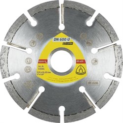 Алмазный диск KLINGSPOR 115x8x22,23/9S/7/S/DT/SUPRA/DN600U 142-091485 - фото 4839716