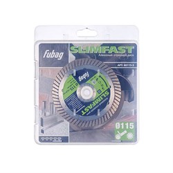 Алмазный диск Fubag Slim Fast 125х22,2 мм 142-098505 - фото 4839769