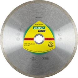 Алмазный диск KLINGSPOR 125x1,6x22,23/GR/7/S/DT/EXTRA/DT300F 142-091307 - фото 4839780