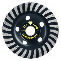 Алмазная турбированная чашка Kronger 125x6x22,23 Diamond Industrial 207-104310 - фото 4847417
