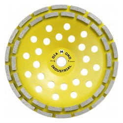 Алмазная сегментная чашка Kronger 230x6x22,23 Diamond Industrial 2-х рядная 207-104312 - фото 4847547