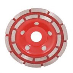 Алмазная чашка GermaFlex двойной сегмент ф100х22 для камня, бетона 207-082844 - фото 4847569
