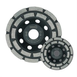 Двухрядная чашка GEMDA 125x22.23мм (гранит/бетон  сухой/мокр) 207-204426 - фото 4847570