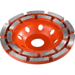 Алмазная чашка двухрядная ЗУБР МАСТЕР 180 мм 207-088794 - фото 4847615