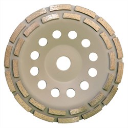 Чашка алмазная 180 мм двухрядная TeamDiamondPro STANDARD 207-164362 - фото 4847634