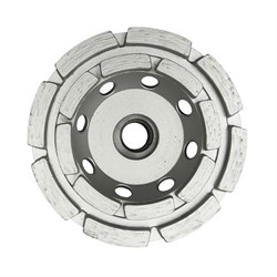 Чашка алмазная двухрядная ST 2-Abrasive d 125 мм 207-011281 - фото 4847641