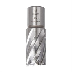 Сверло корончатое DIAM HSS 22x30 Extra Line (металл) 252-187539 - фото 4864139