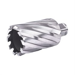 Сверло корончатое по металлу ПрофОснастка d 43 L=55/88 мм №37 Weldon19 HSS M2 252-147571 - фото 4864992