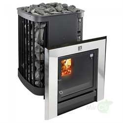 Дровяная печь Kastor SAGA 22 T (сквозь стену, для объема 12-22 м3) M181057 - фото 5343326