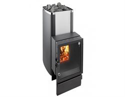 Дровяная печь Kastor KARHU 30 T (сквозь стену, для объема 22-30 м3) M181065 - фото 5343344