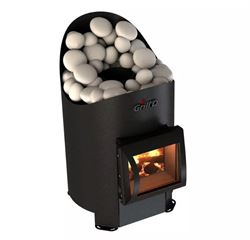 Дровяная печь Grill D Aurora Mini Short (дверца со стеклом) M208213 - фото 5345054