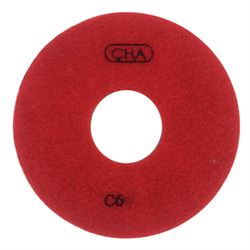 Алмазный гибкий шлифовальный диск CHA C6 100x7,0 №4 гранит wet красный 603-088989 - фото 5349712