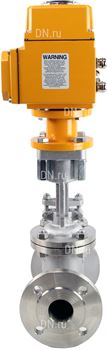 Задвижка клиновая 30нж964нж DN GVWR2434M-2W-F Ду250 Ру25 фланцевая, корпус - нержавеющая сталь 12Х18Н9ТЛ, уплотнение - металл, c ОСТ-фланцеми круглым штоком с электроприводом DN MT-N-030Z-O1-220VAC-У1 220В D040-08199 - фото 5368602