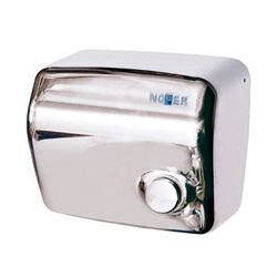 Металлическая сушилка для рук Nofer KAI 1500 W с кнопкой глянцевая (01250.B) M99493 - фото 5370956