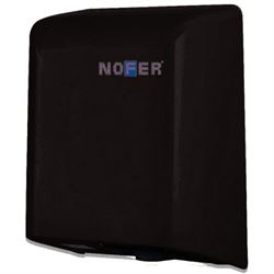 Металлическая сушилка для рук Nofer FUGA 800W черная (01851.N) M201028 - фото 5371209