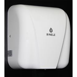 Металлическая сушилка для рук BINELE rSpeed белая M112559 - фото 5371228