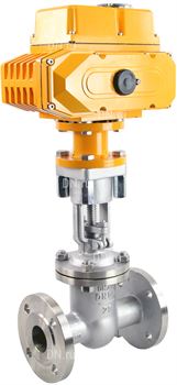 Задвижка клиновая 30нж964нж DN GVWR2434M-2W-F Ду250 Ру25 фланцевая, корпус - нержавеющая сталь 12Х18Н9ТЛ, уплотнение - металл, c ОСТ-фланцеми круглым штоком с электроприводом DN MT-N-030Z-O1-380VAC-У1 380В D040-08206 - фото 5373788