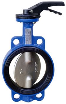 Затвор дисковый поворотный Tecofi VPI 4449-02 Ду40 Ру16 с ручкой D050-04570 - фото 5388040