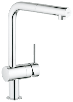 Смеситель для кухни GROHE Minta 32168000, с выдвижным изливом T0012260 - фото 5406279