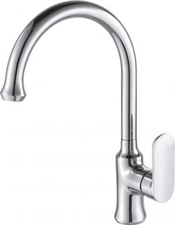Смеситель для кухни Bravat F7125183CP-RUS с высоким поворотным изливом OPAL, 184891 T0004367 - фото 5406365