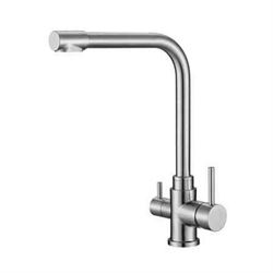 Смеситель для кухни BelBagno с краном для питьевой воды, нержавеющая сталь, исполнение сатин, BB-LAM15-IN T0060048 - фото 5406642