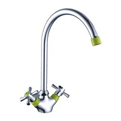 Смеситель для кухни DECOROOM DR51028-Green T0045969 - фото 5408154