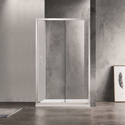 Душевой уголок AZARIO MILTON 1131 R 1200*800*2000, без поддона, стекло 6 мм, покрытие Easy clean, профиль серебро, AZ-ND1131 R 1200 T0043631 - фото 5444204