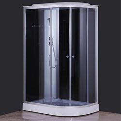 Душевая кабина COMFORTY 301L, серое стекло, задн.черн.стекл.панель,1200*800*2150, 00004150310 T0006710 - фото 5445481