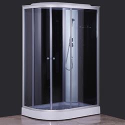 Душевая кабина COMFORTY 301R, серое стекло,задн.,черн.,стекл.панель,1200*800*2150, 00004150311 T0006711 - фото 5445482