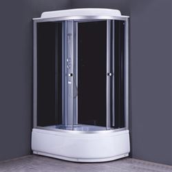 Душевая кабина COMFORTY 302L, серое стекло, задн.черн.стекл.панель,1200*800*2150, 00-00000152 T0006712 - фото 5445483