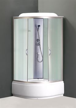 Душевая кабина LORANTO CS-6690 F, 90*90*215, выс. матовая, стекло 4мм, поддон 40 см T0019168 - фото 5445707